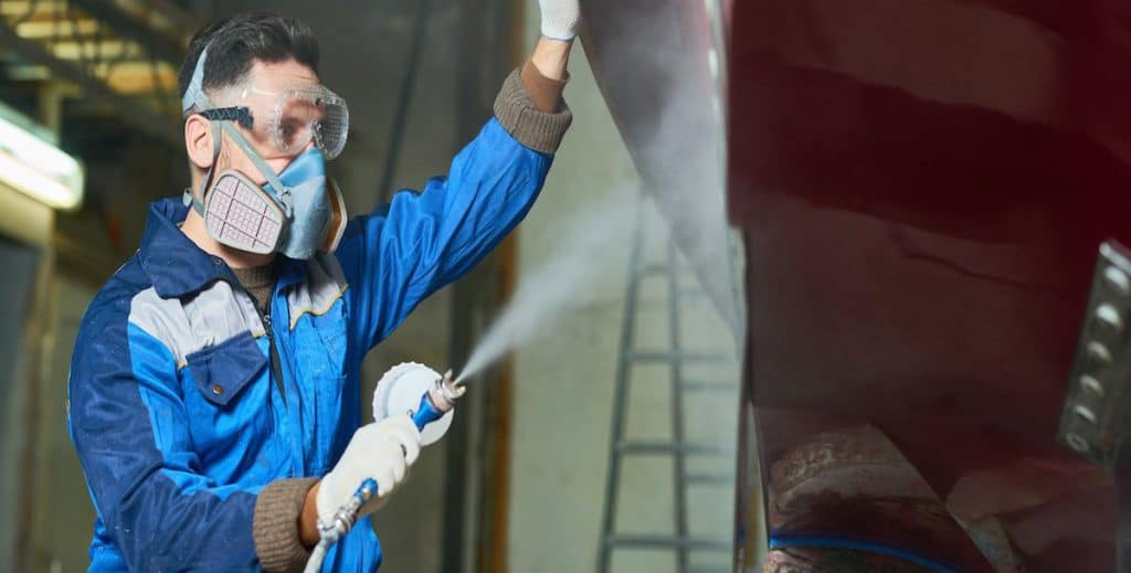 masque de protection peinture