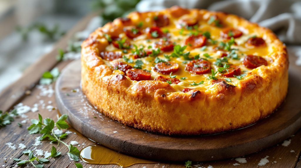 cake chorizo chevre : Découvrez la recette savoureuse et facile à réaliser !