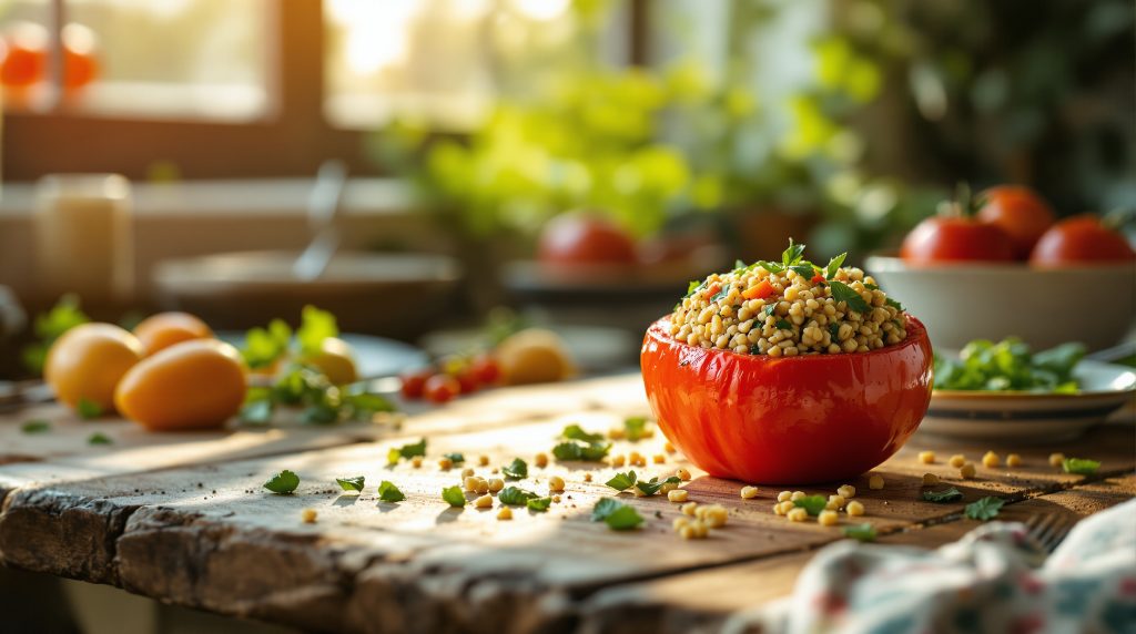 Tomate farcie quinoa : Recette facile et savoureuse pour vos repas équilibrés